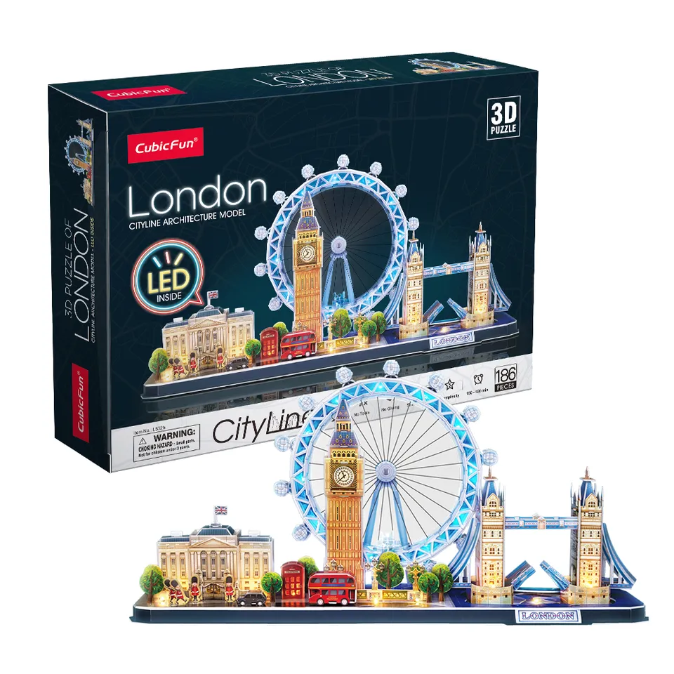 cubicfun-led-l532h-london-3d-puzzle-mit-beleuchtung image 1