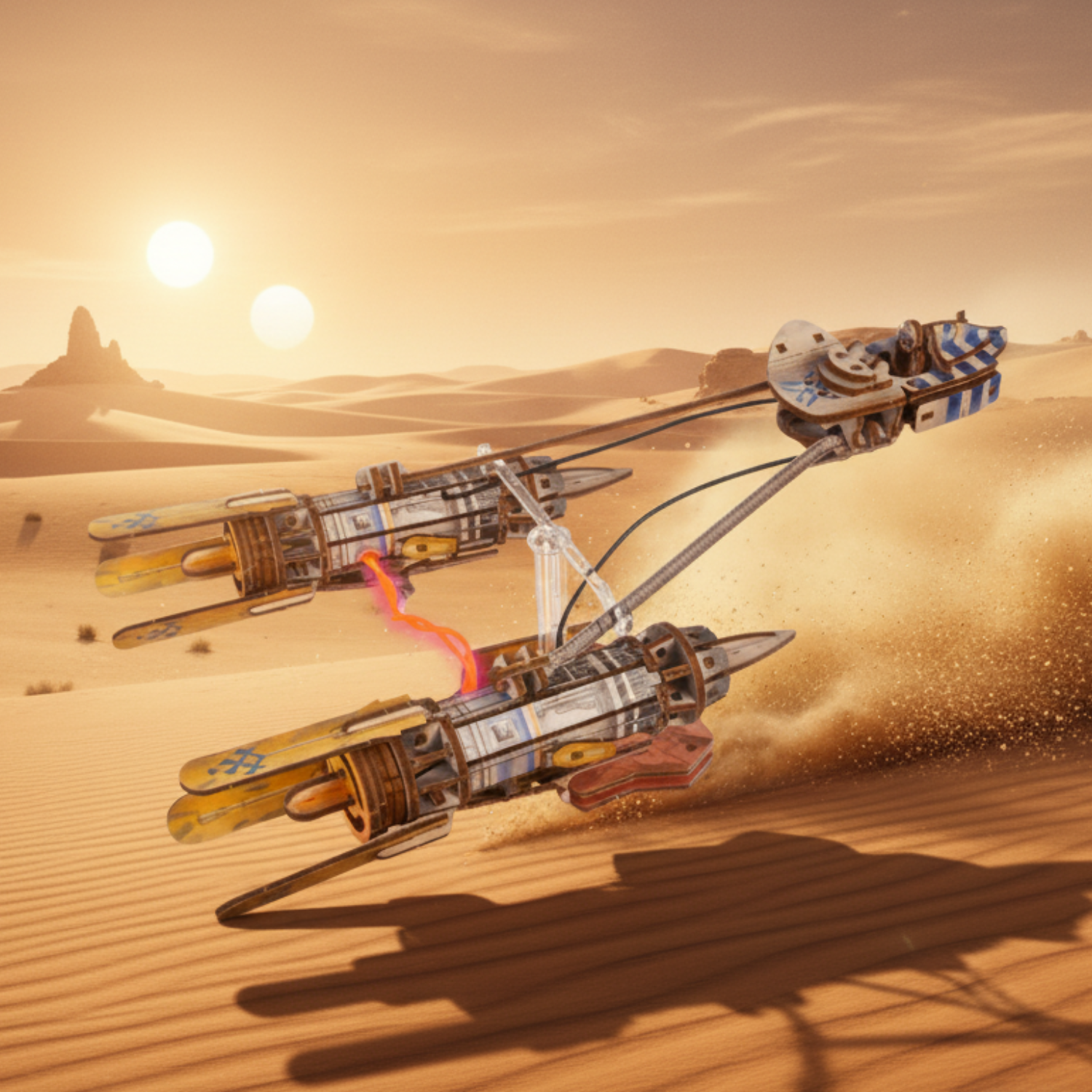 magicholz-mechanischer-bausatz-star-wars-podracer-led-modell image 5