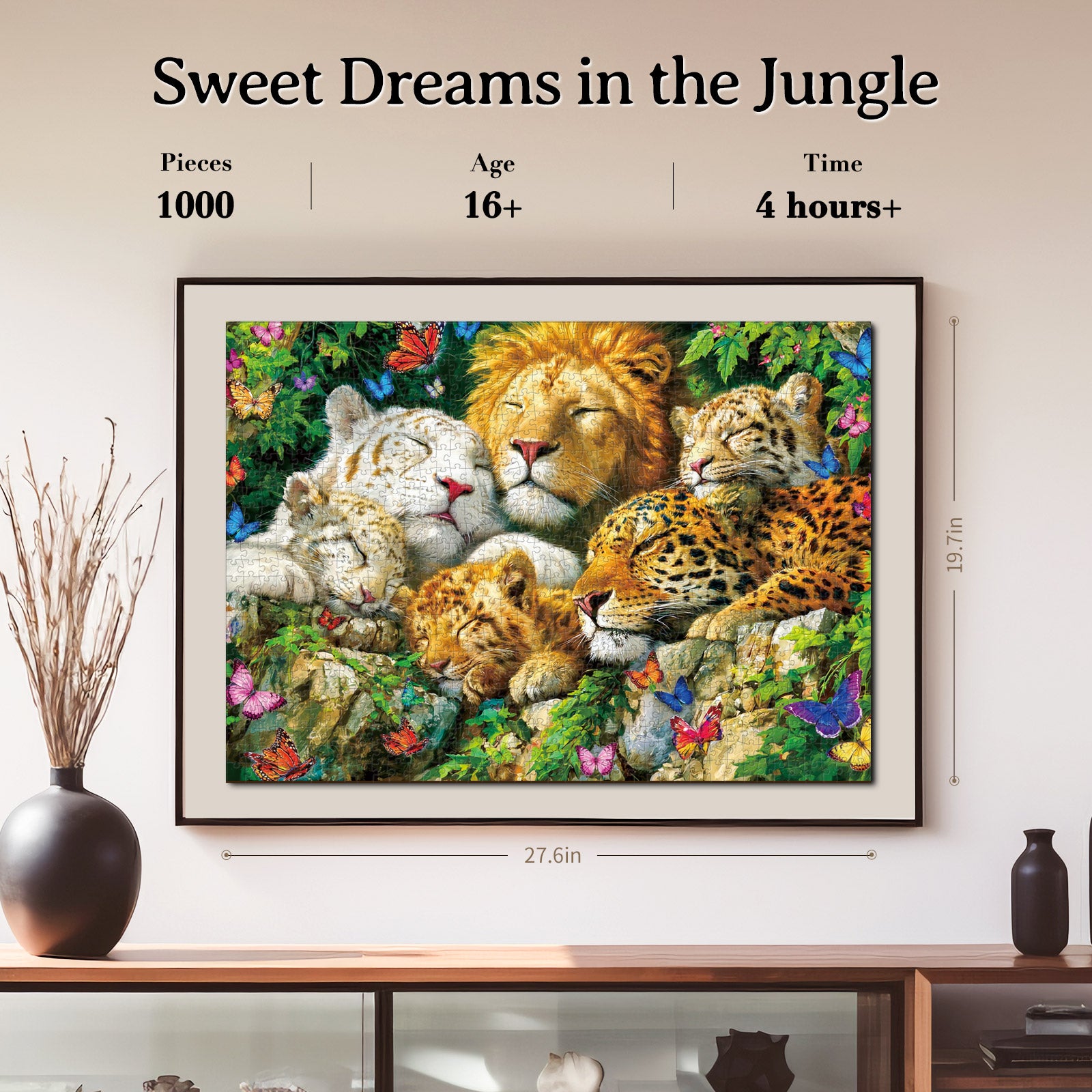 kaayee-sweet-dreams-in-the-jungle-kartonpuzzle-1000-teile-eco-white-board image 7