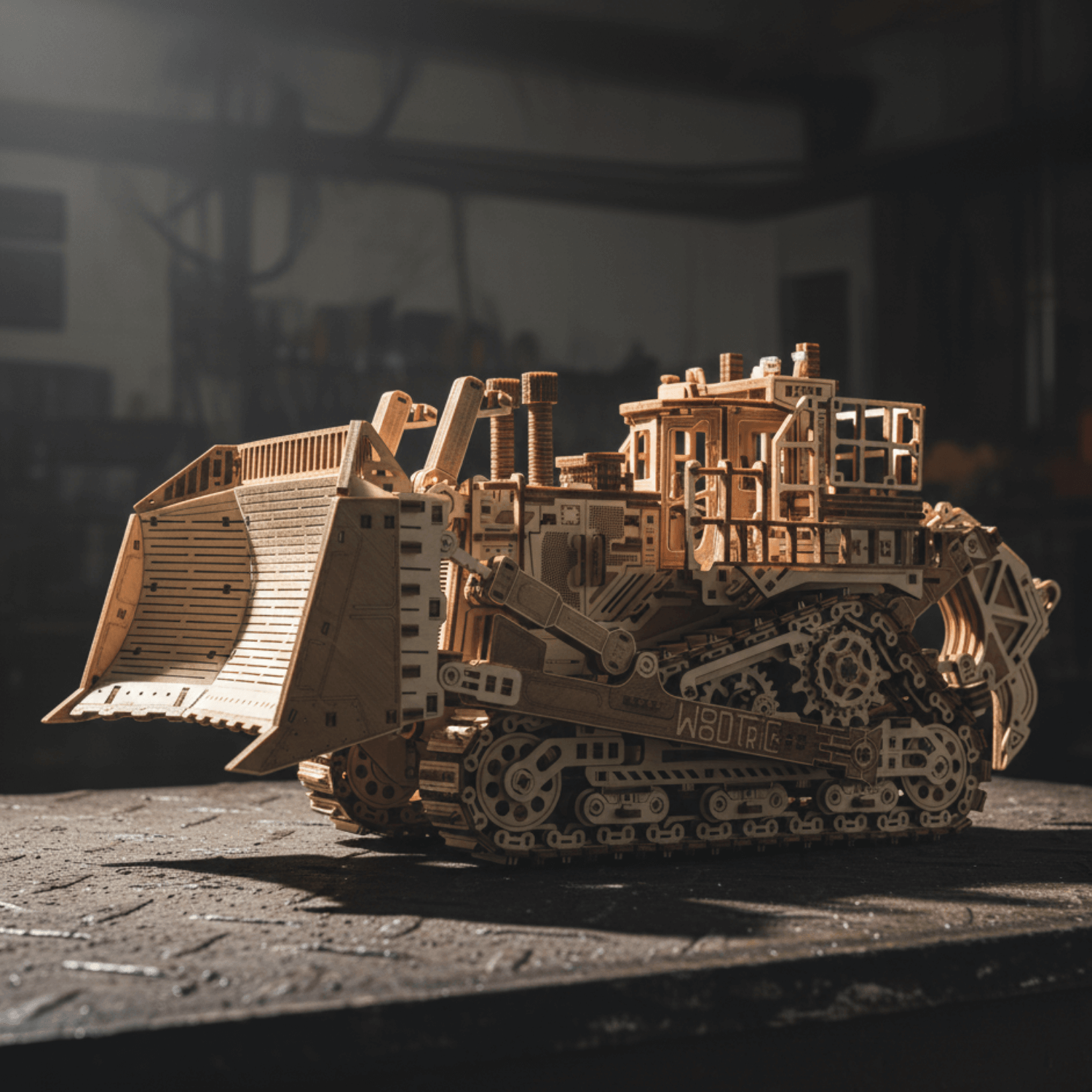 magicholz-terrain-titan-bulldozer-holzbausatz-1715-teile image 4