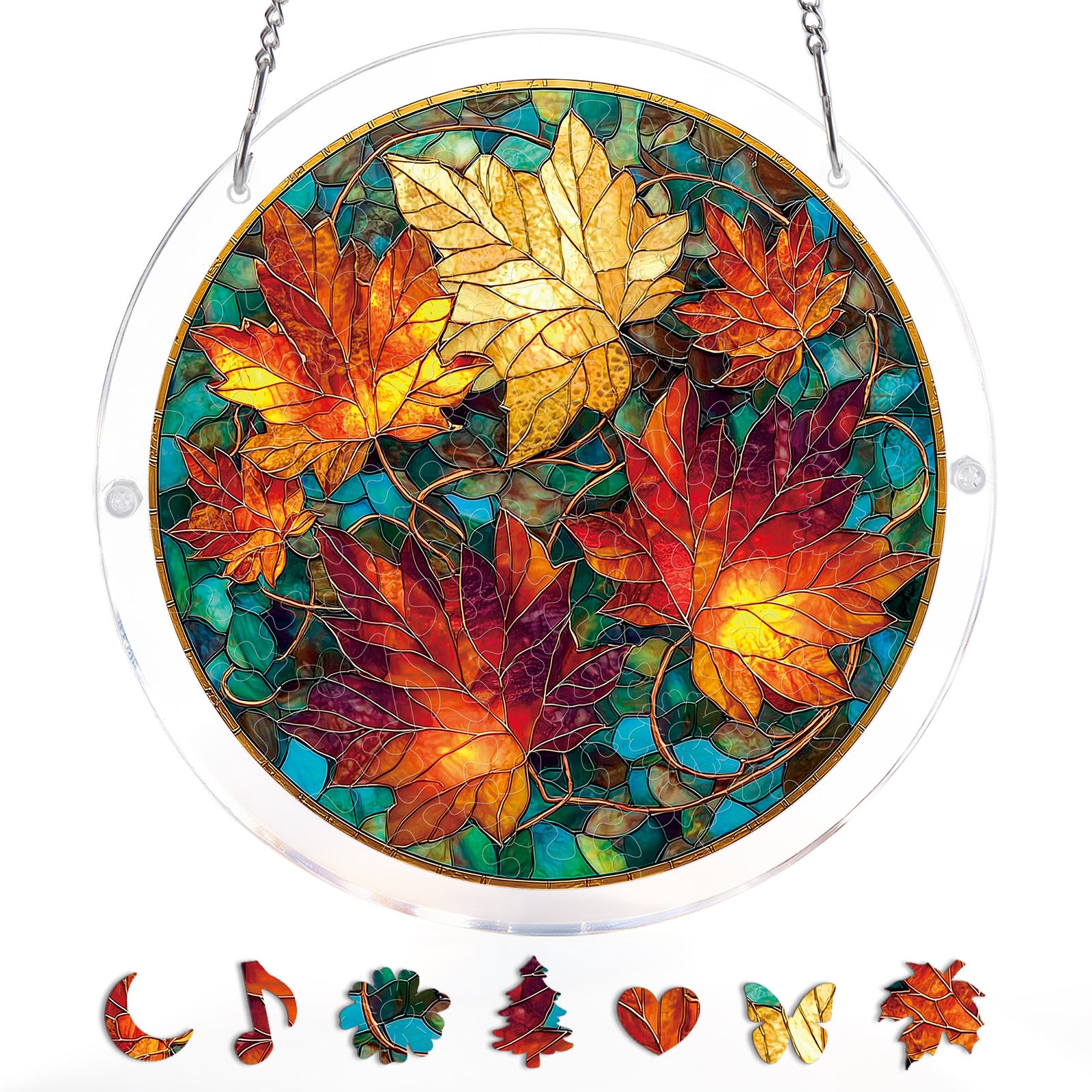 kaayee-suncatcher-puzzle-golden-maple-light-fensterbild-small-gold image 3