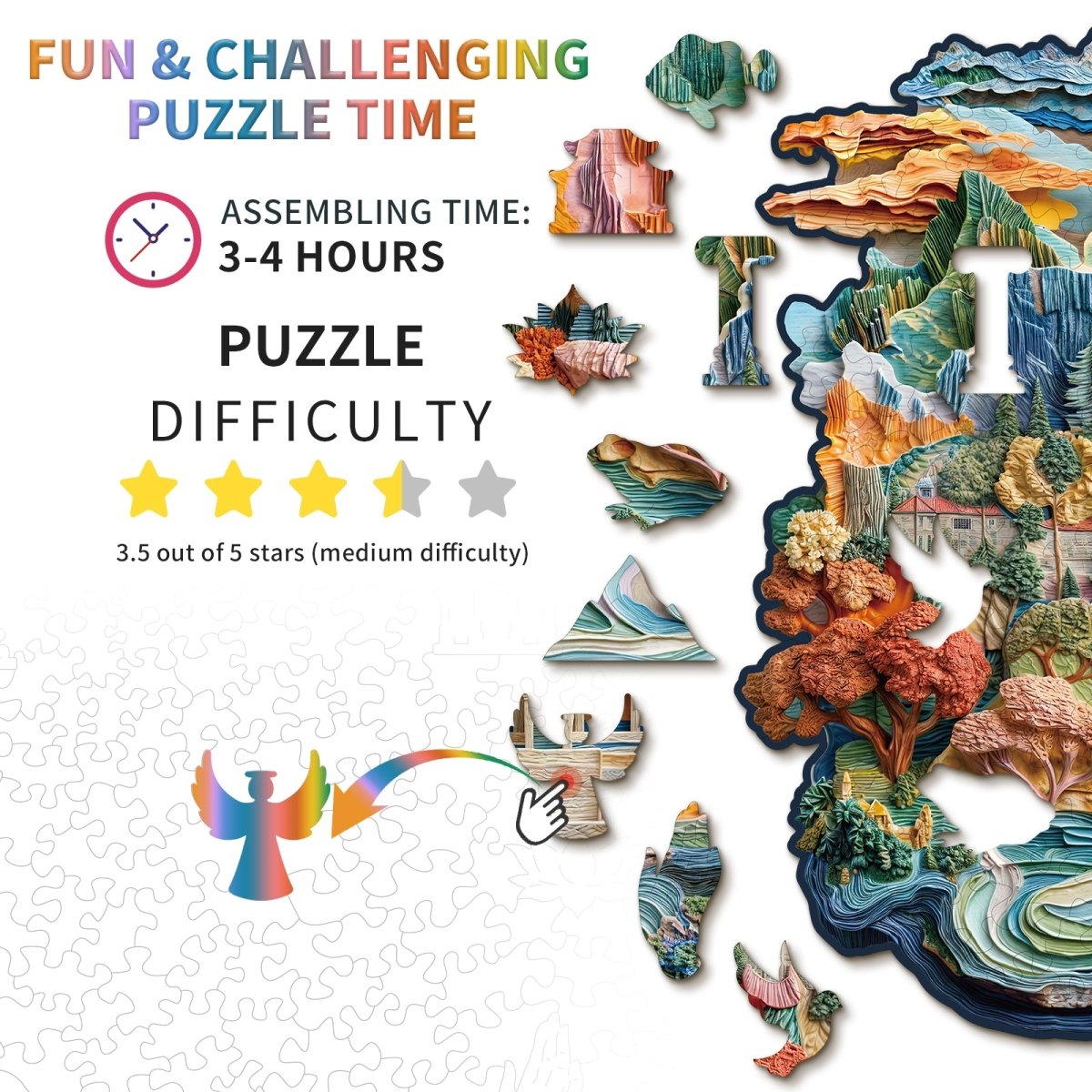 kaayee-tempel-holzpuzzle-medium-fan-favorite-landschaft image 4