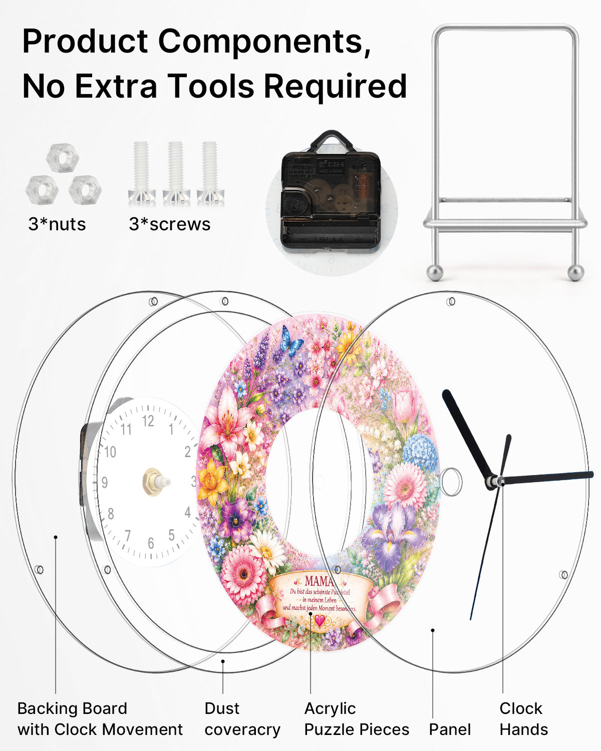 kaayee-clock-kit-f-r-mama-uhren-bausatz-regular-acryl image 6