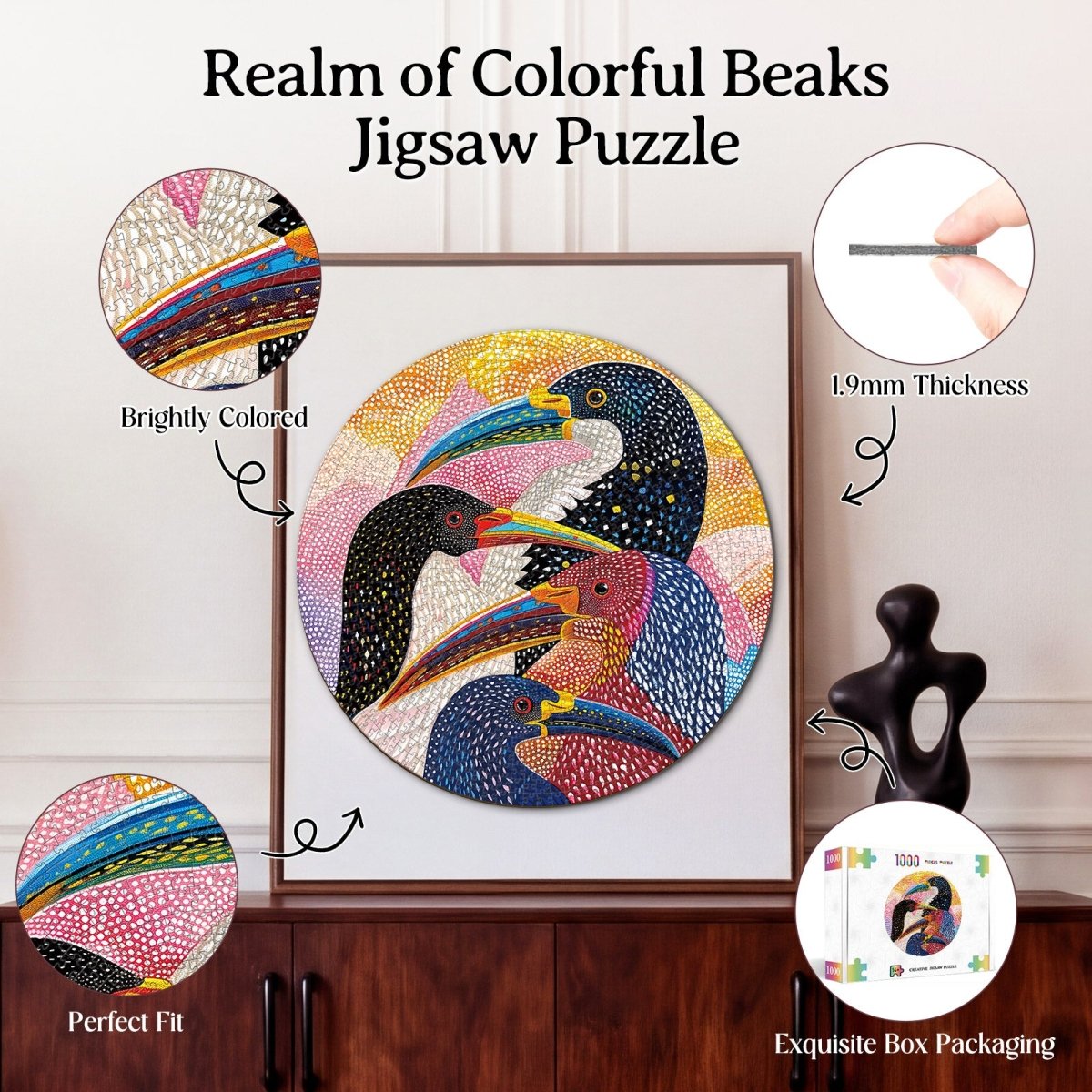 kaayee-cardboard-puzzle-beaks-1000-teile-eco-white-board image 3
