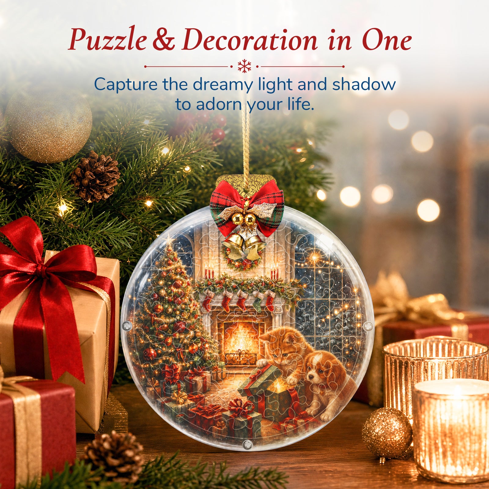 kaayee-suncatcher-puzzle-christmas-fireplace-acryl-fensterbild-mini-15cm image 5