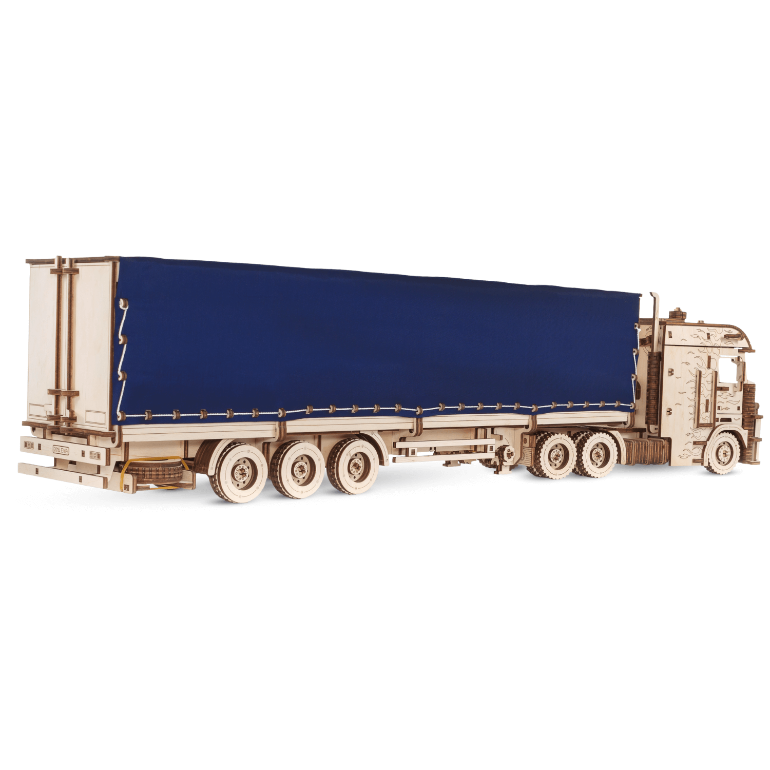 magicholz-mechanischer-bausatz-road-king-truck-starter-kit-mit-auflieger image 7
