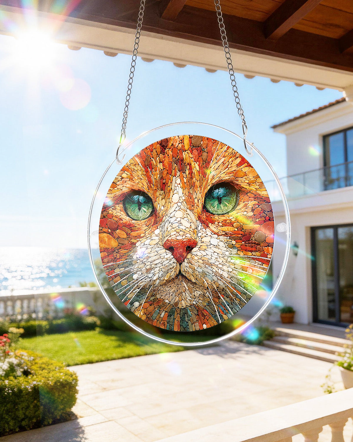 kaayee-suncatcher-stone-cat-acrylpuzzle-medium-katzenmotiv image 3
