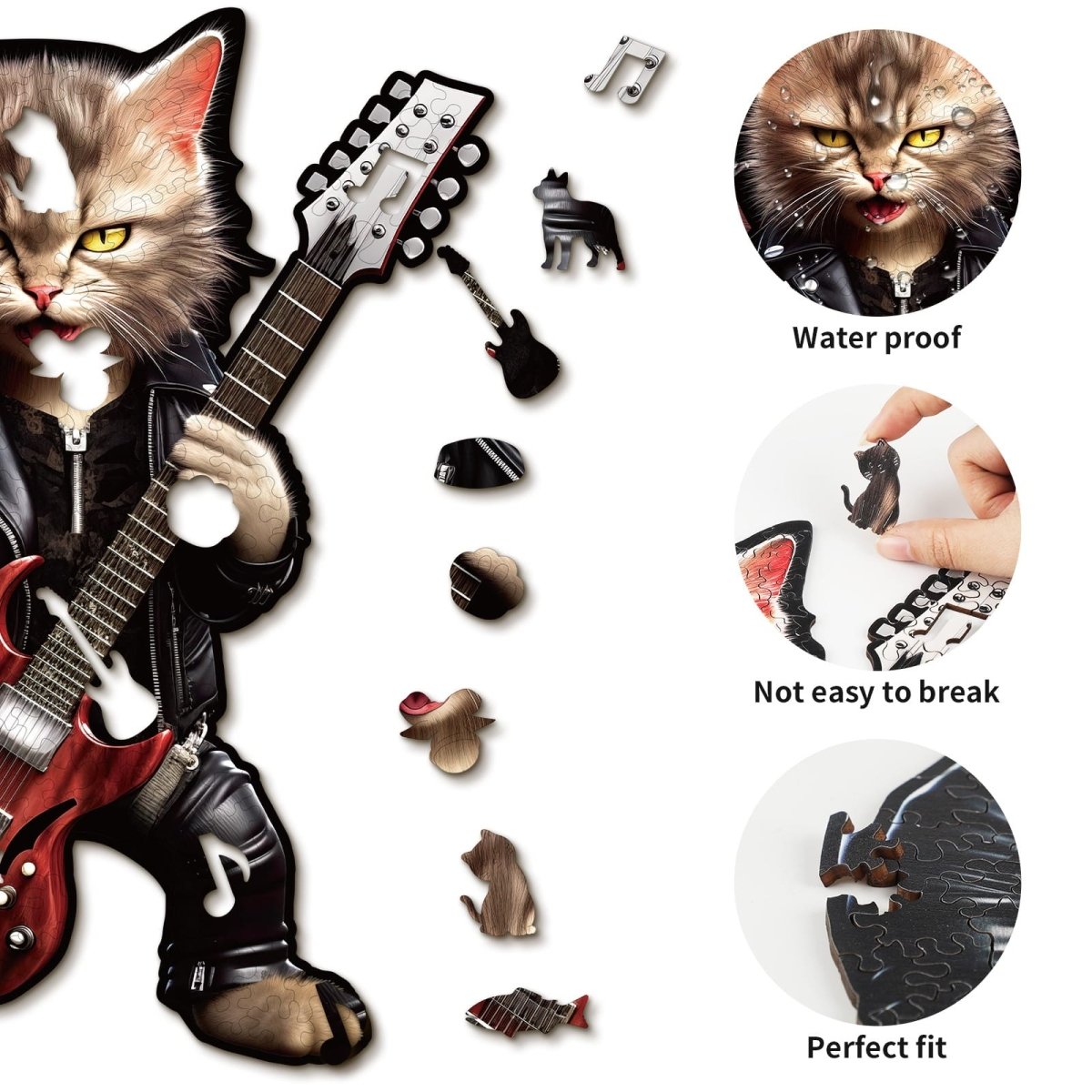 kaayee-wooden-puzzle-rock-cat-holzpuzzle-medium image 2