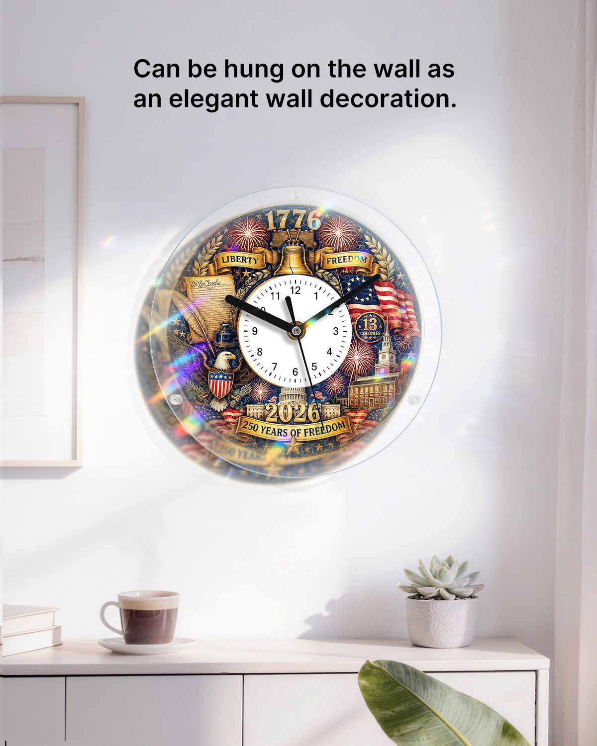 kaayee-clock-kit-puzzle-uhr-250-years-of-freedom-acryl-diy image 4