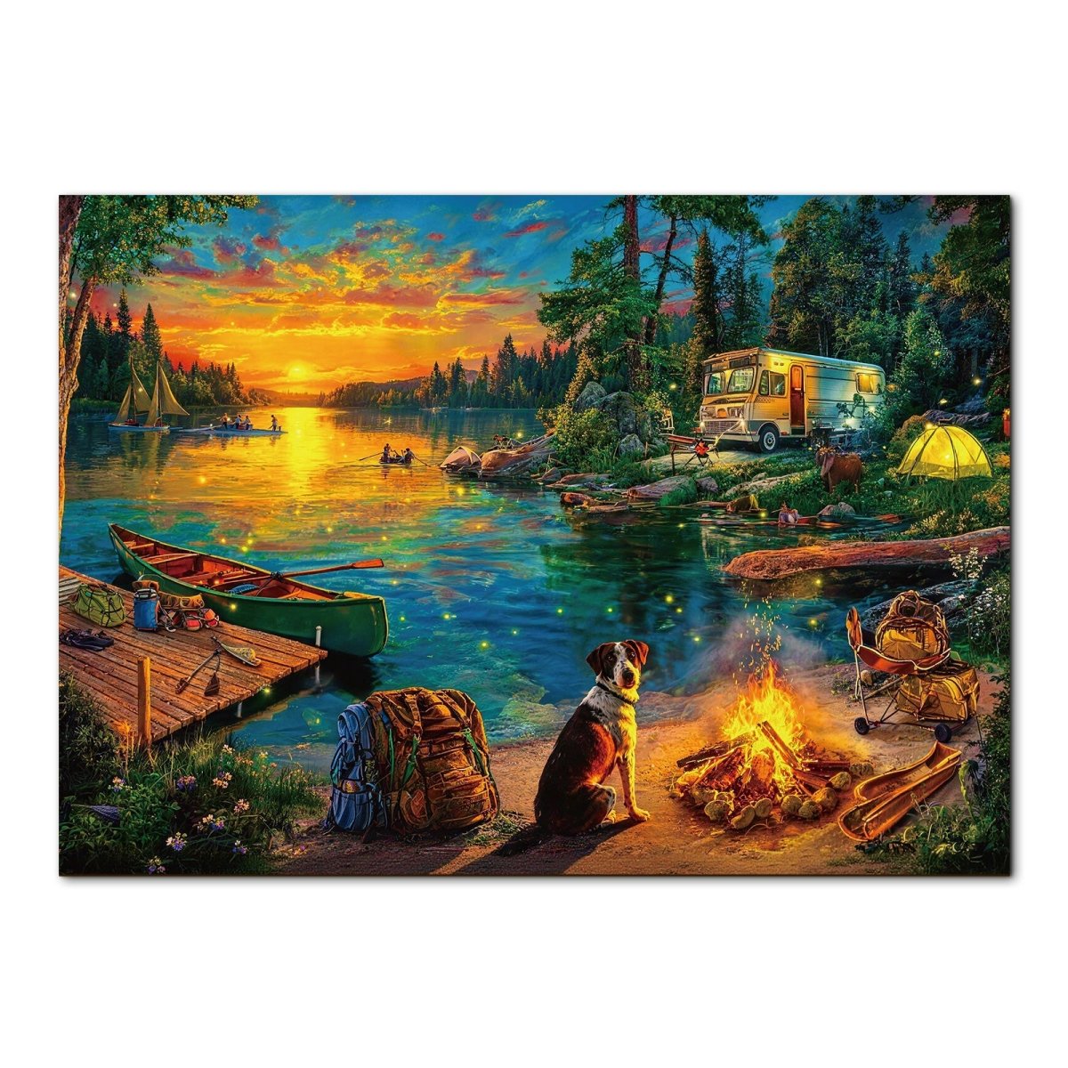 kaayee-campfire-homecoming-1000-teile-puzzle-standard image 1