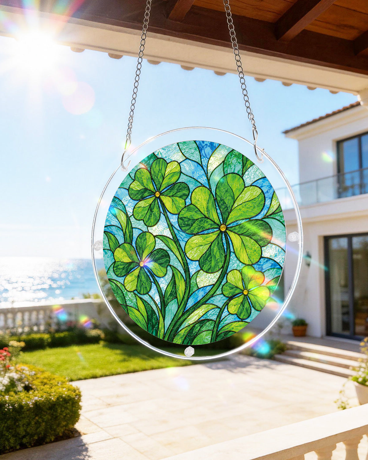 kaayee-lucky-clover-suncatcher-kleeblatt-medium image 6