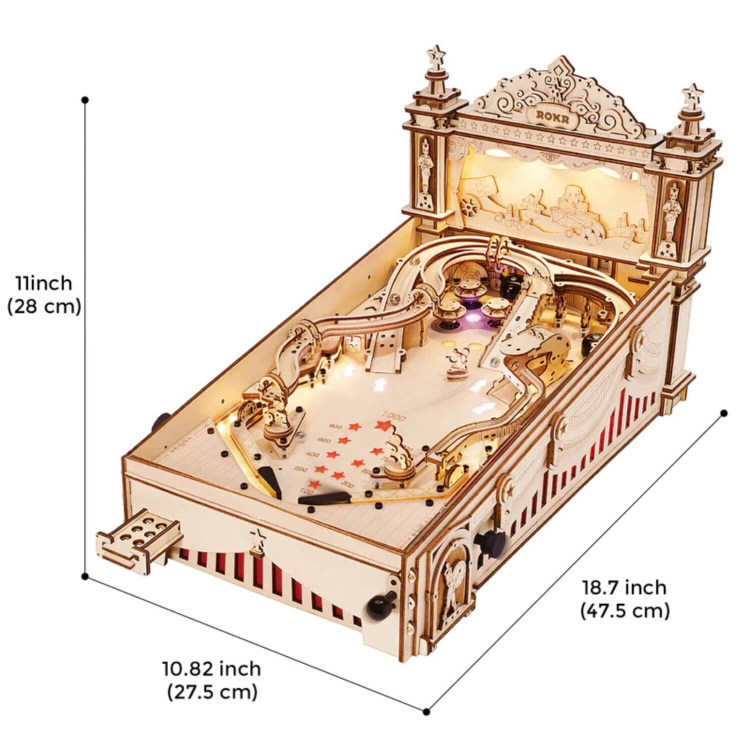 magicholz-mechanischer-bausatz-3d-pinball-maschine-holzflipper-starter-kit image 8