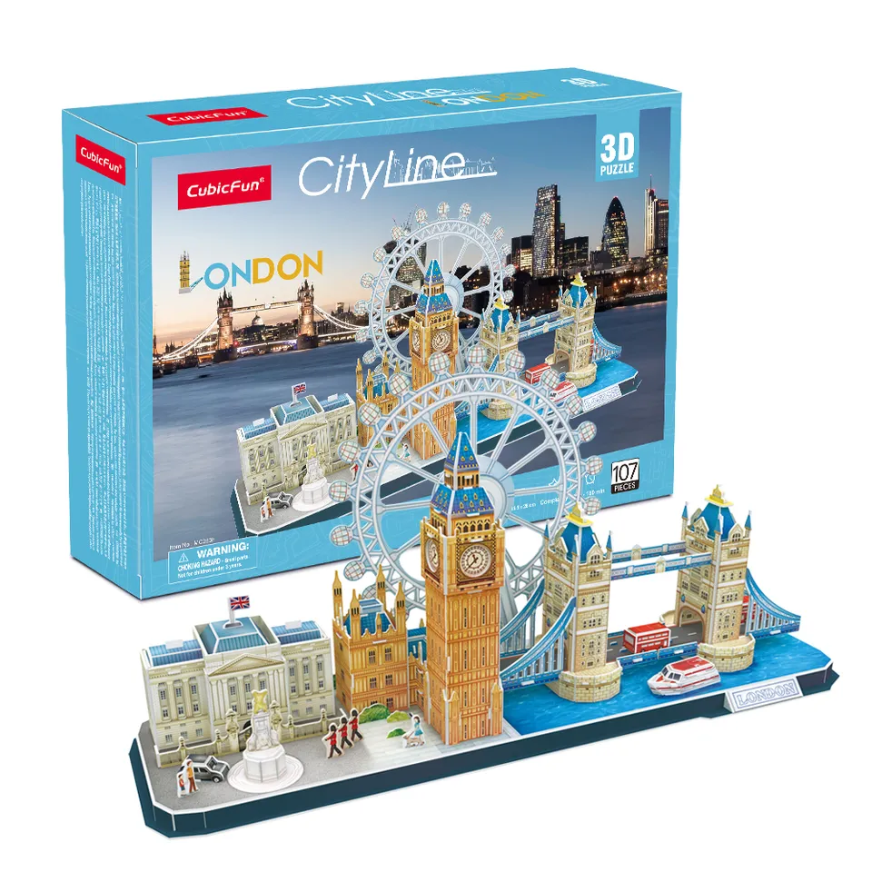 cubic-fun-city-line-mc253h-london-3d-puzzle-skyline image 1