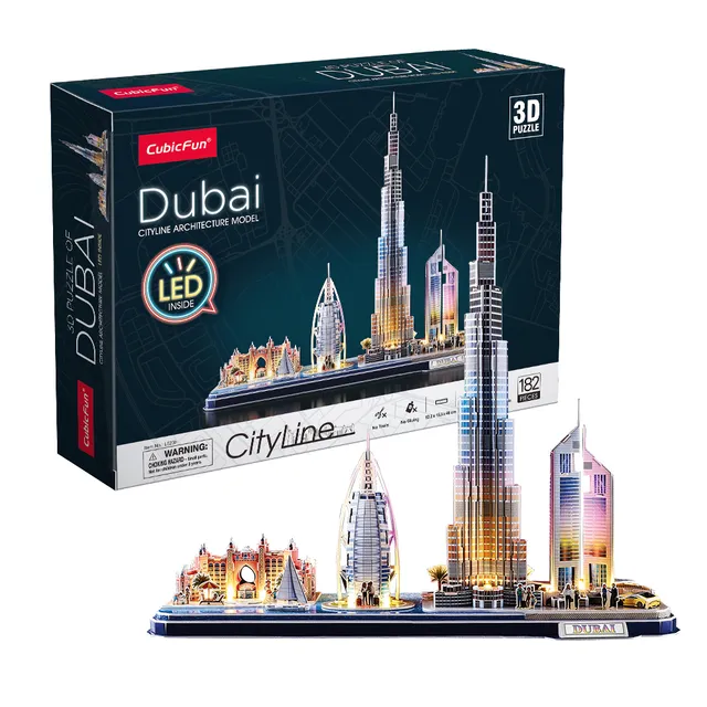 cubic-fun-led-lighting-l523h-dubai-3d-puzzle-mit-led image 1