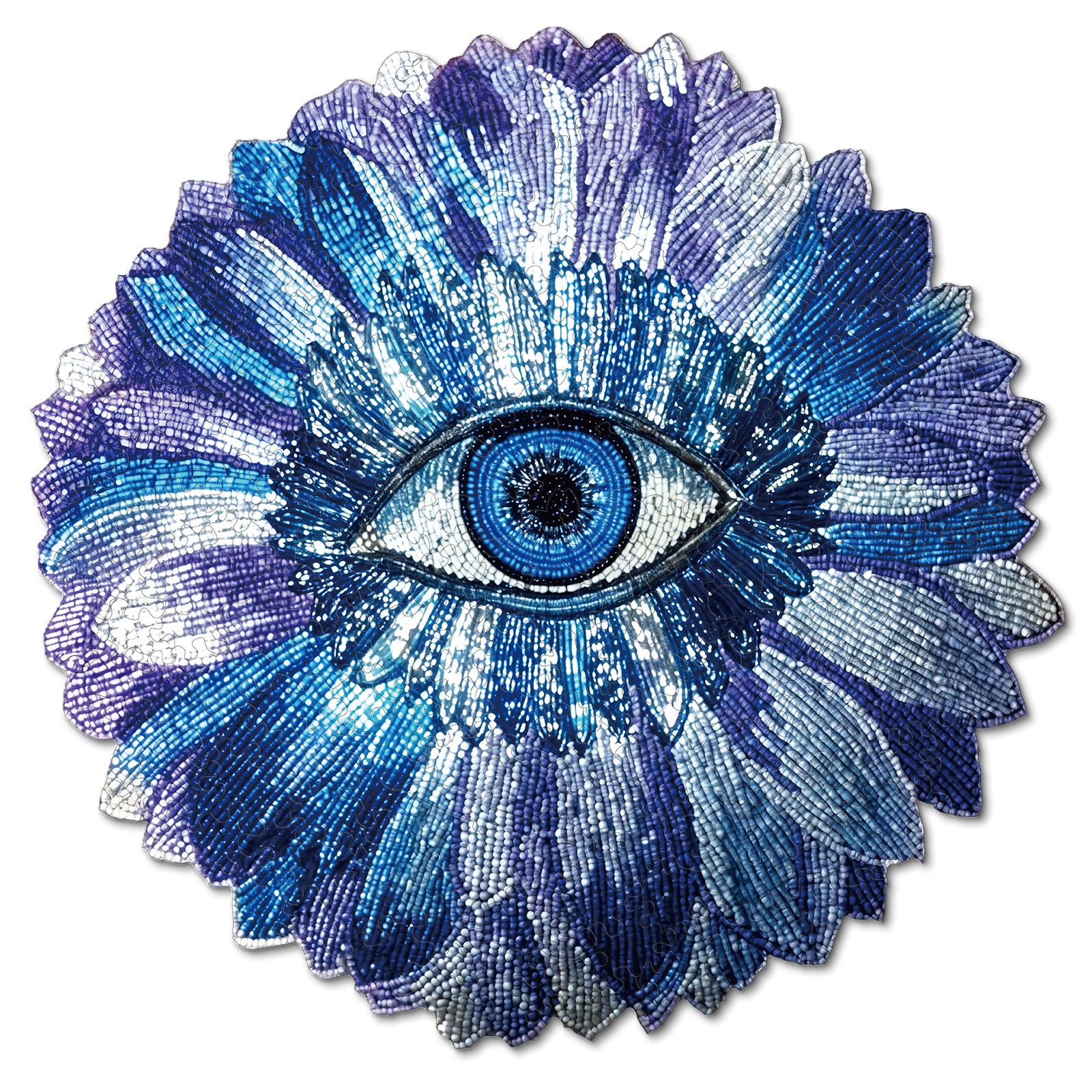 kaayee-wooden-puzzle-evil-eye-bloom-holzpuzzle-m image 1