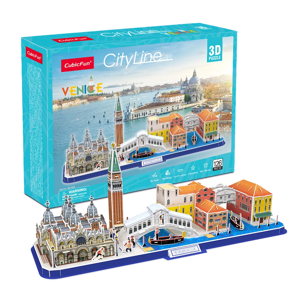 cubicfun-city-mc269h-venice-venedig-3d-puzzle-city image 1