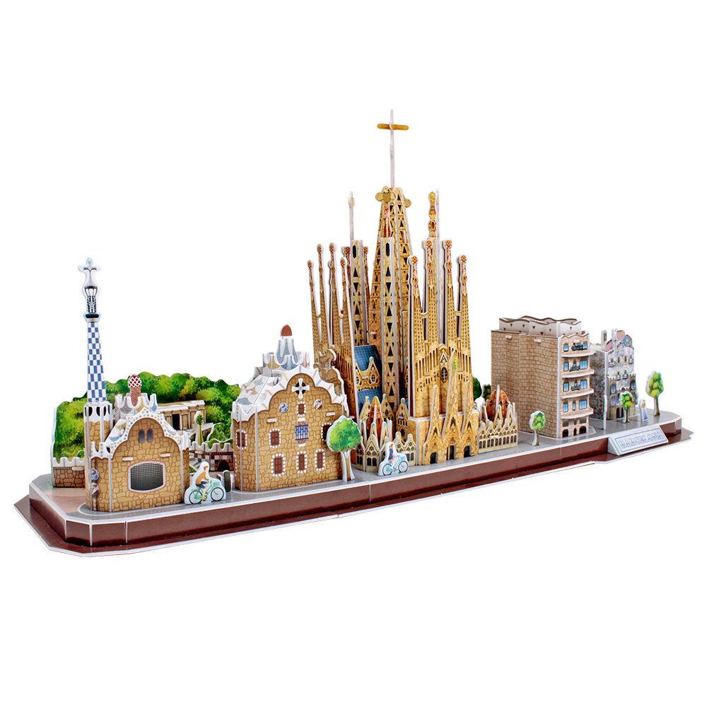 cubicfun-city-line-mc256h-barcelona-3d-puzzle-sehensw-rdigkeit image 2
