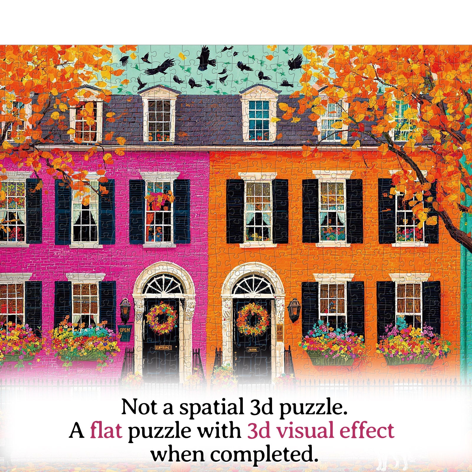 kaayee-pumpkin-street-townhouses-1000-teile-puzzle-eco-white-board image 7