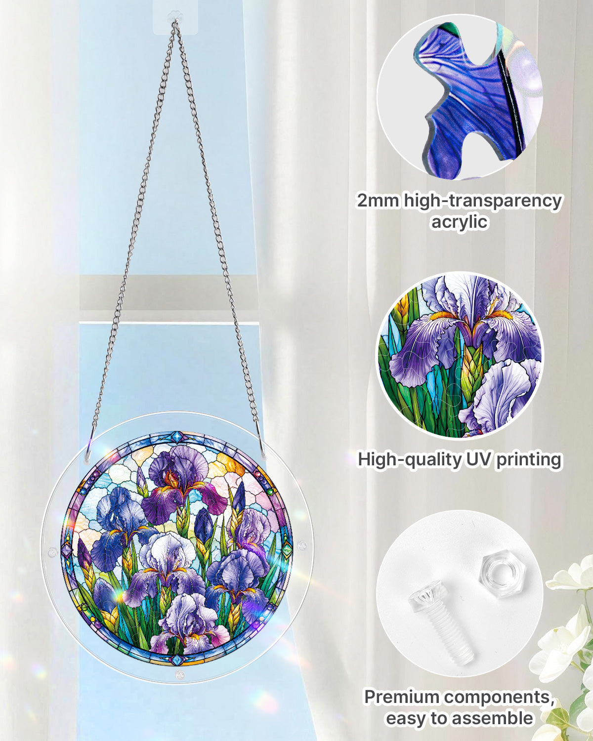 kaayee-suncatcher-iris-morning-light-fensterbild-klein-18-8cm image 4