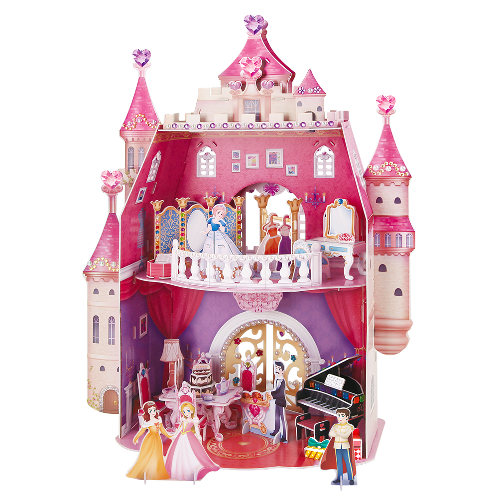 cubicfun-dollhouse-e1622h-princess-birthday-puppenhaus image 2