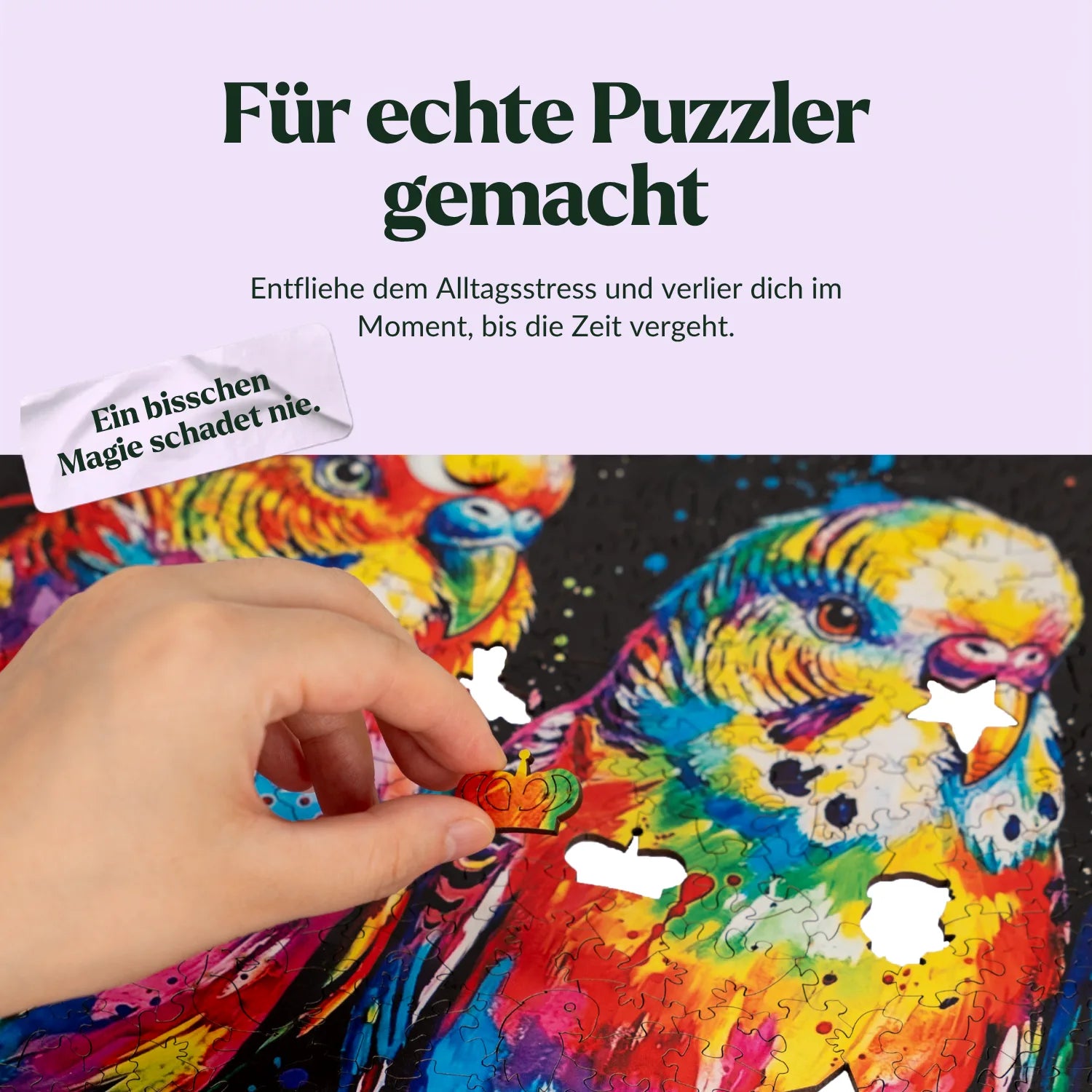magicholz-holzpuzzle-bunte-wellensittiche-1000-teile-tiermotiv image 5