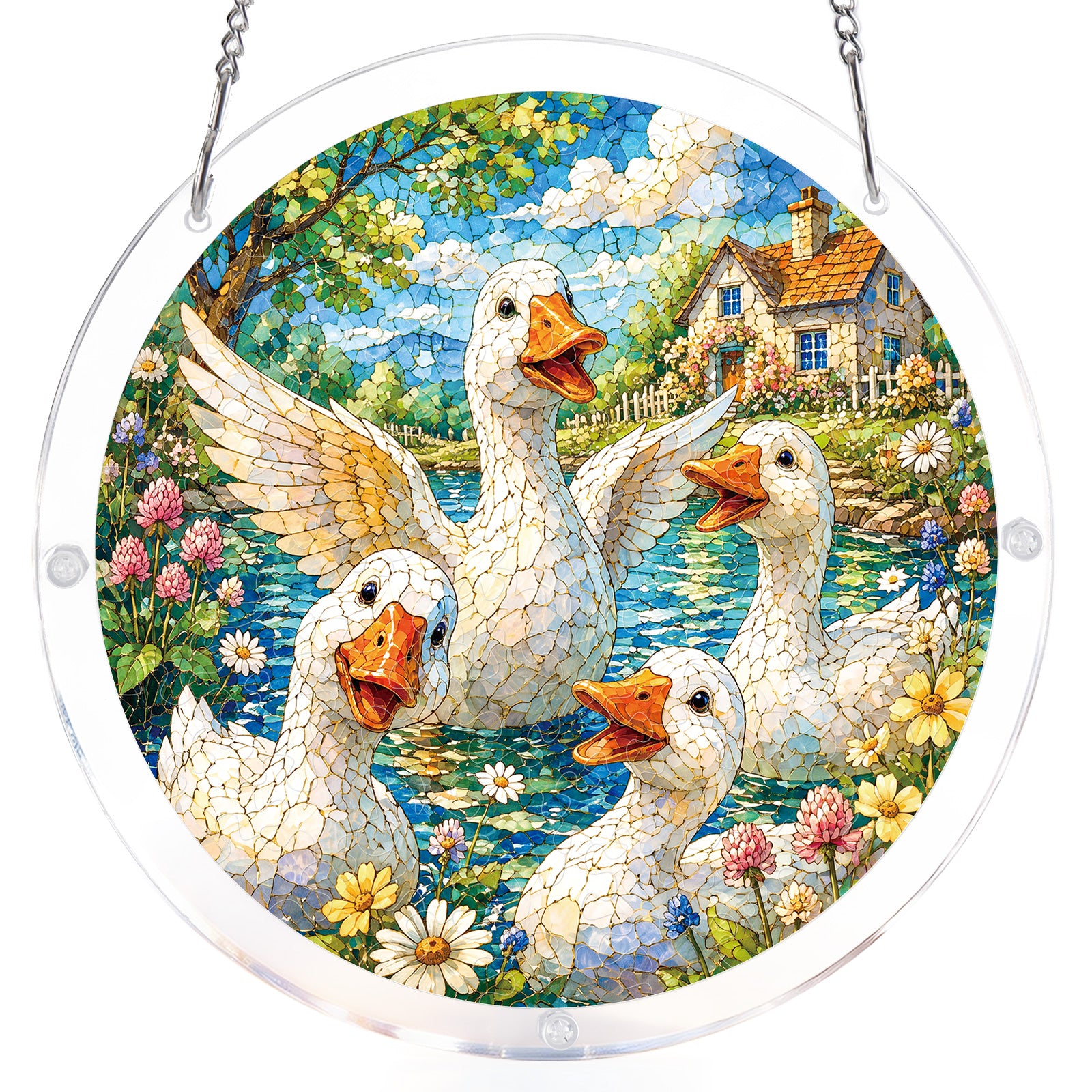 kaayee-suncatcher-puzzle-lakeside-goose-klein-18-8-cm-gans image 7