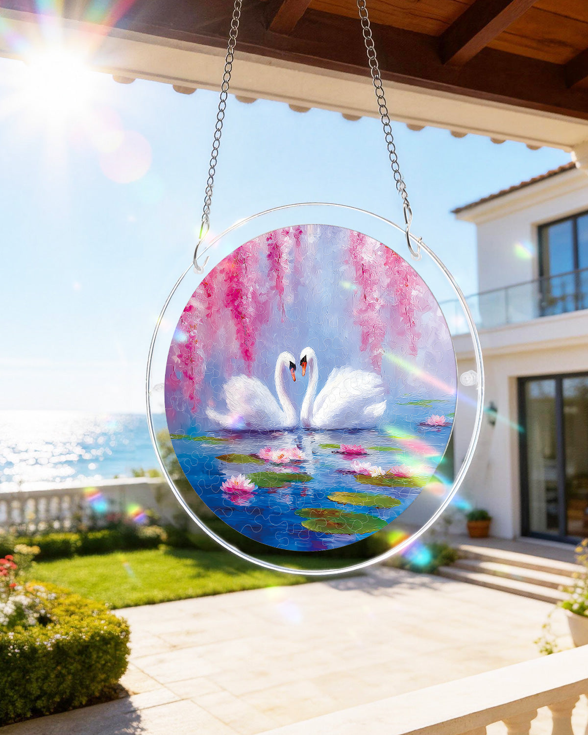 kaayee-suncatcher-puzzle-swans-blossom-suncatcher-small image 8
