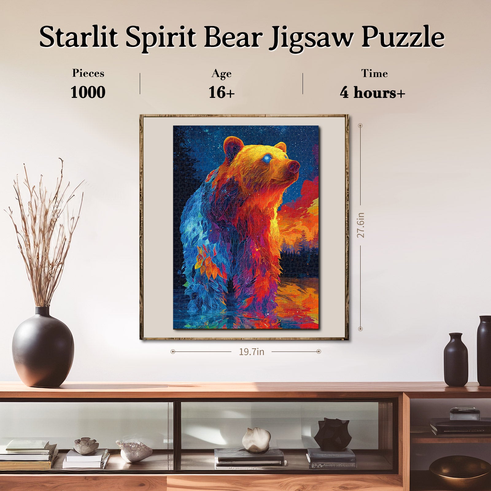 kaayee-starlit-spirit-bear-puzzle-1000-teile-standard image 6
