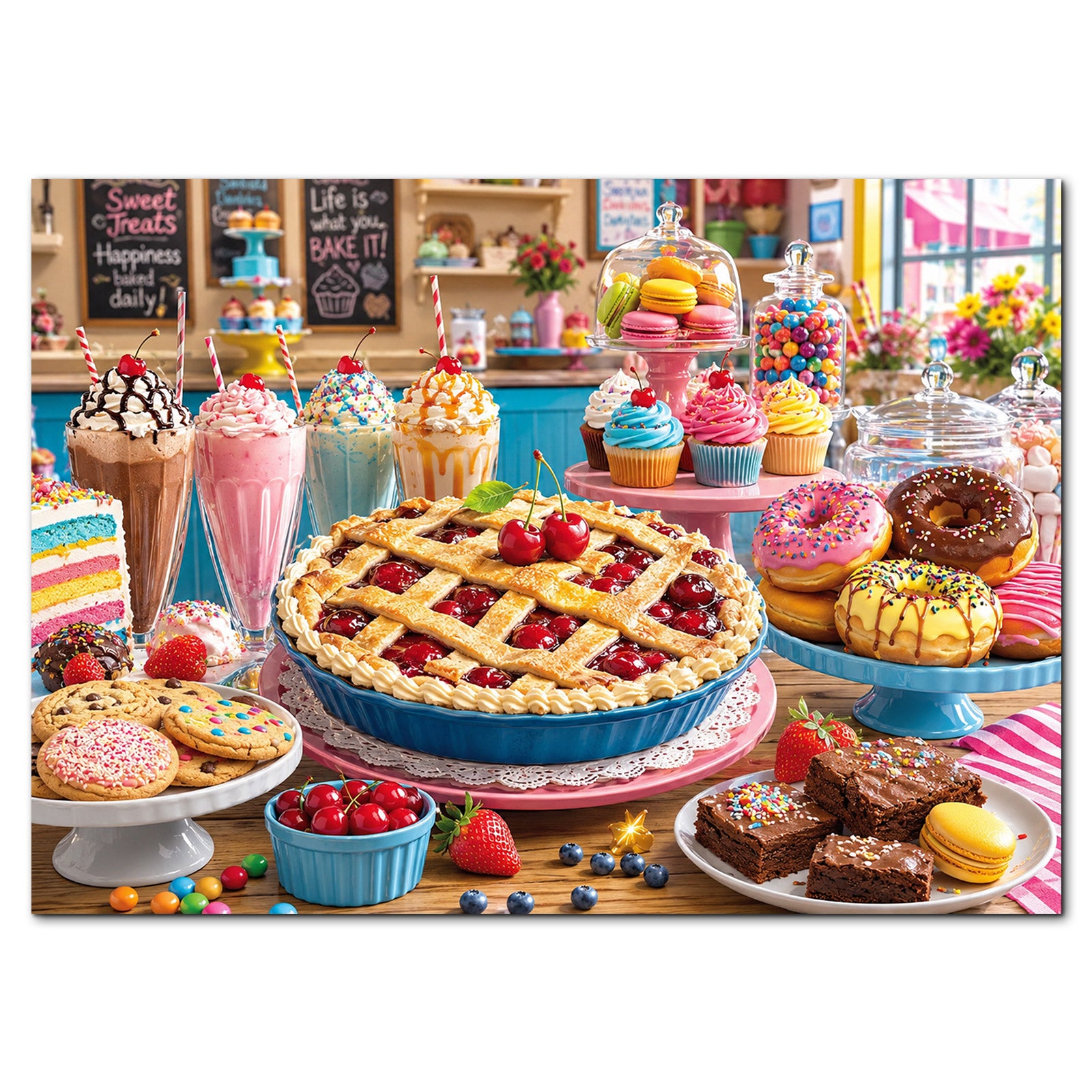 kaayee-cardboard-puzzle-sweet-treats-puzzle-500-teile-donuts image 1