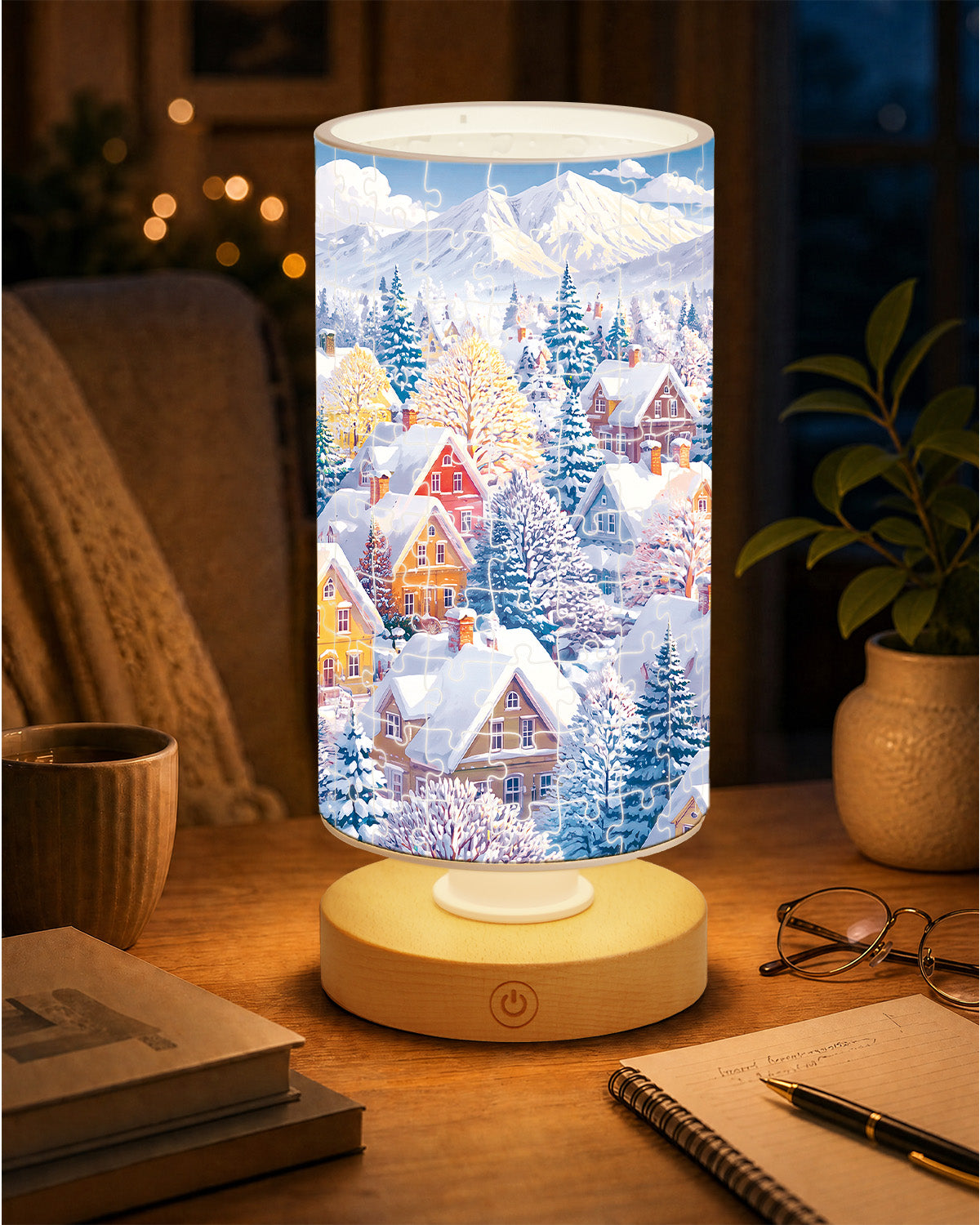 kaayee-night-light-winter-nachtlicht-zylinder-acryl-blau image 3