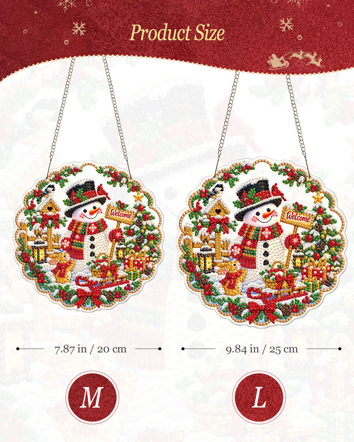 kaayee-suncatcher-puzzle-schneemann-bastelset-20-cm-weihnachten image 4