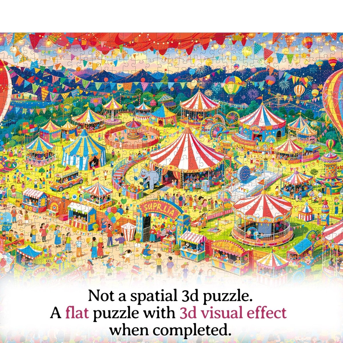 kaayee-starlit-circus-1000-teile-kartonpuzzle-eco-zirkus image 5