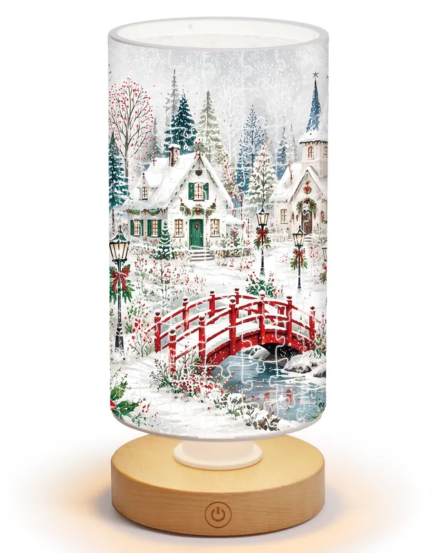 kaayee-night-light-christmas-snow-village-nachtlicht-rund image 1