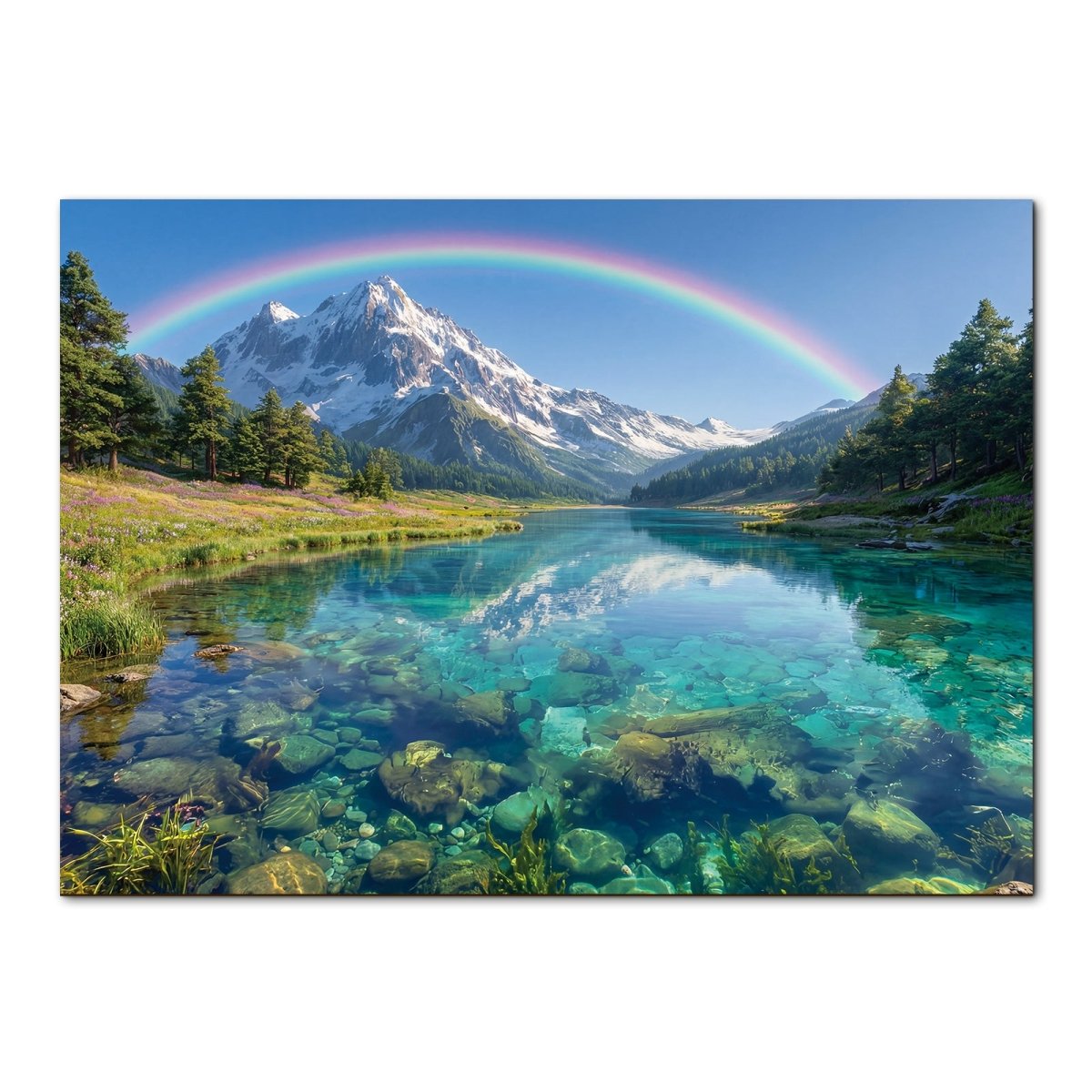 kaayee-rainbow-peak-puzzle-1000-teile-eco-white-board image 1