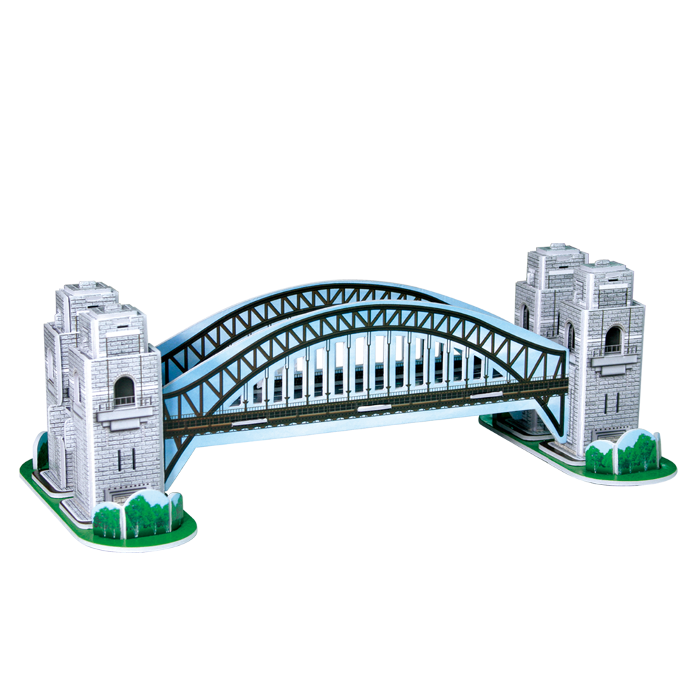 cubicfun-architecture-sydney-harbour-bridge-s3002h-3d-puzzle image 2