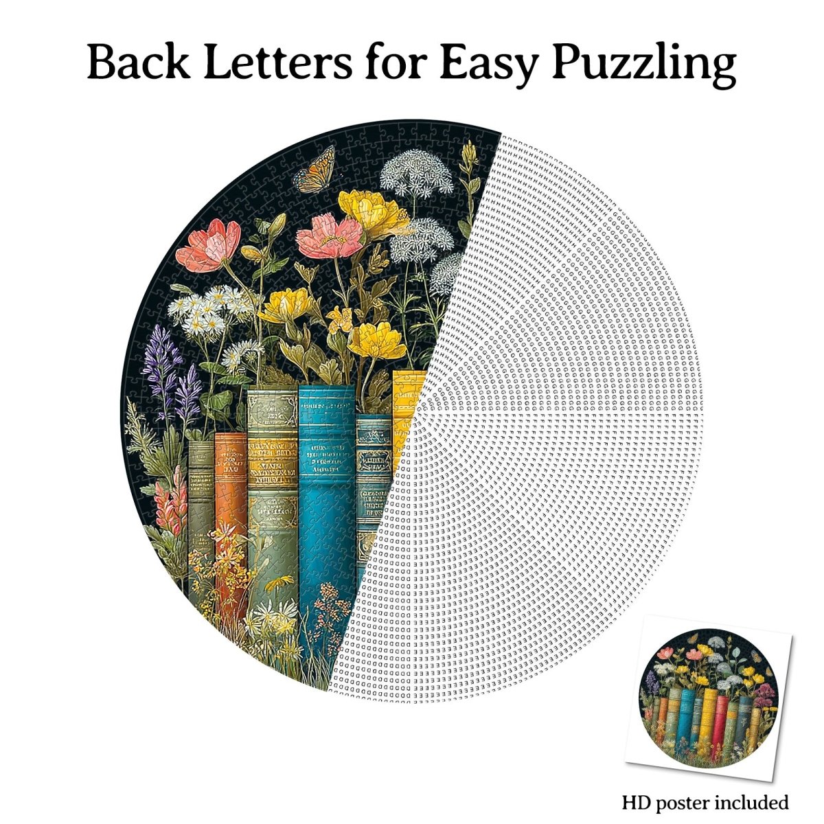 kaayee-flower-on-book-puzzle-1000-teile-eco-white-board image 5