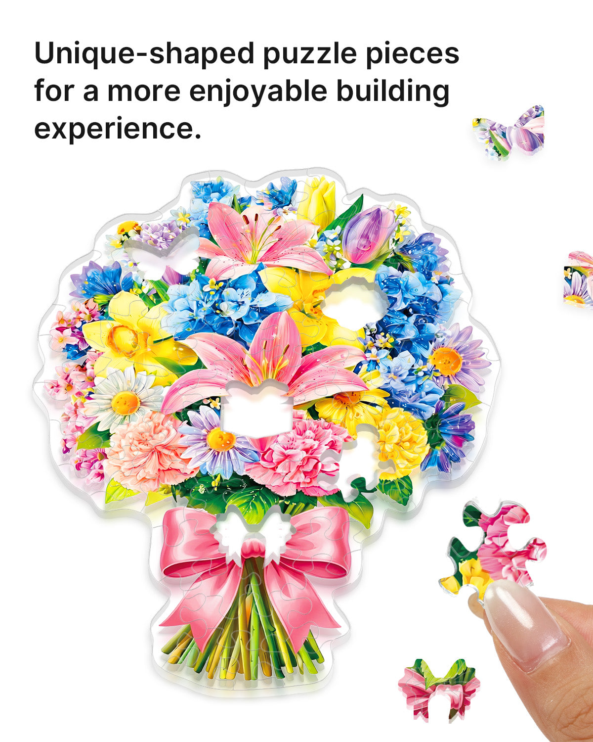 kaayee-suncatcher-puzzle-pink-lily-daffodil-acryl-sonnenf-nger-rosa image 2