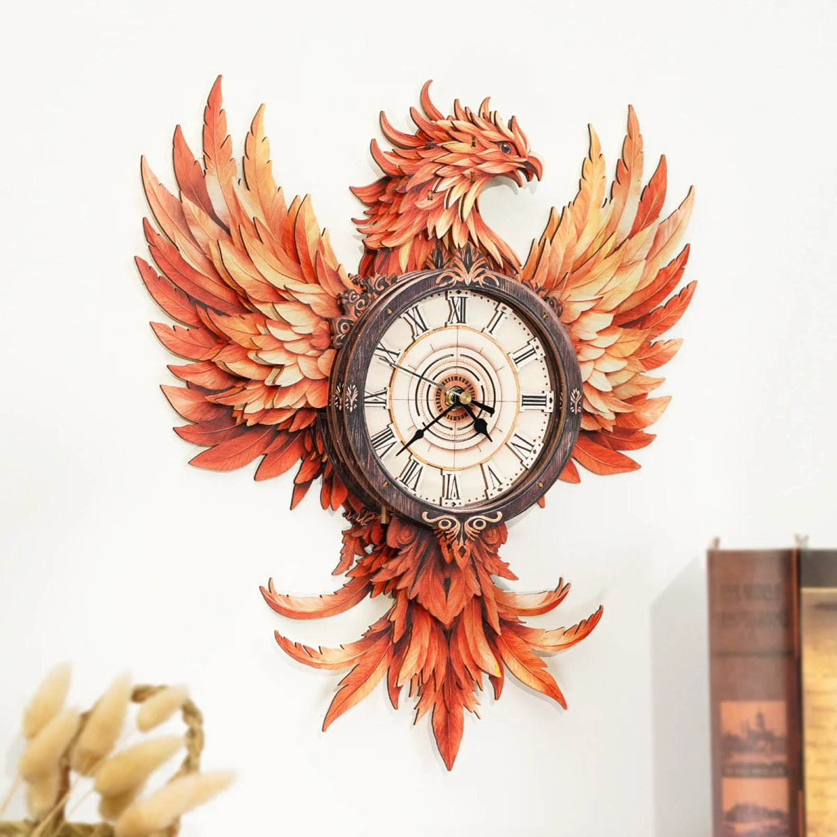 kaayee-clock-kit-flame-phoenix-holzuhr-bausatz-ph-nix image 6