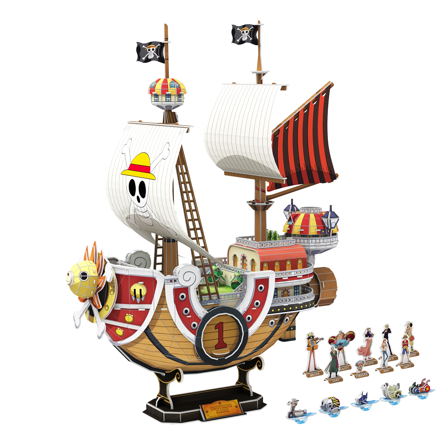 cubicfun-pirates-world-thousand-sunny-plus-ds1027h-3d-puzzle image 2