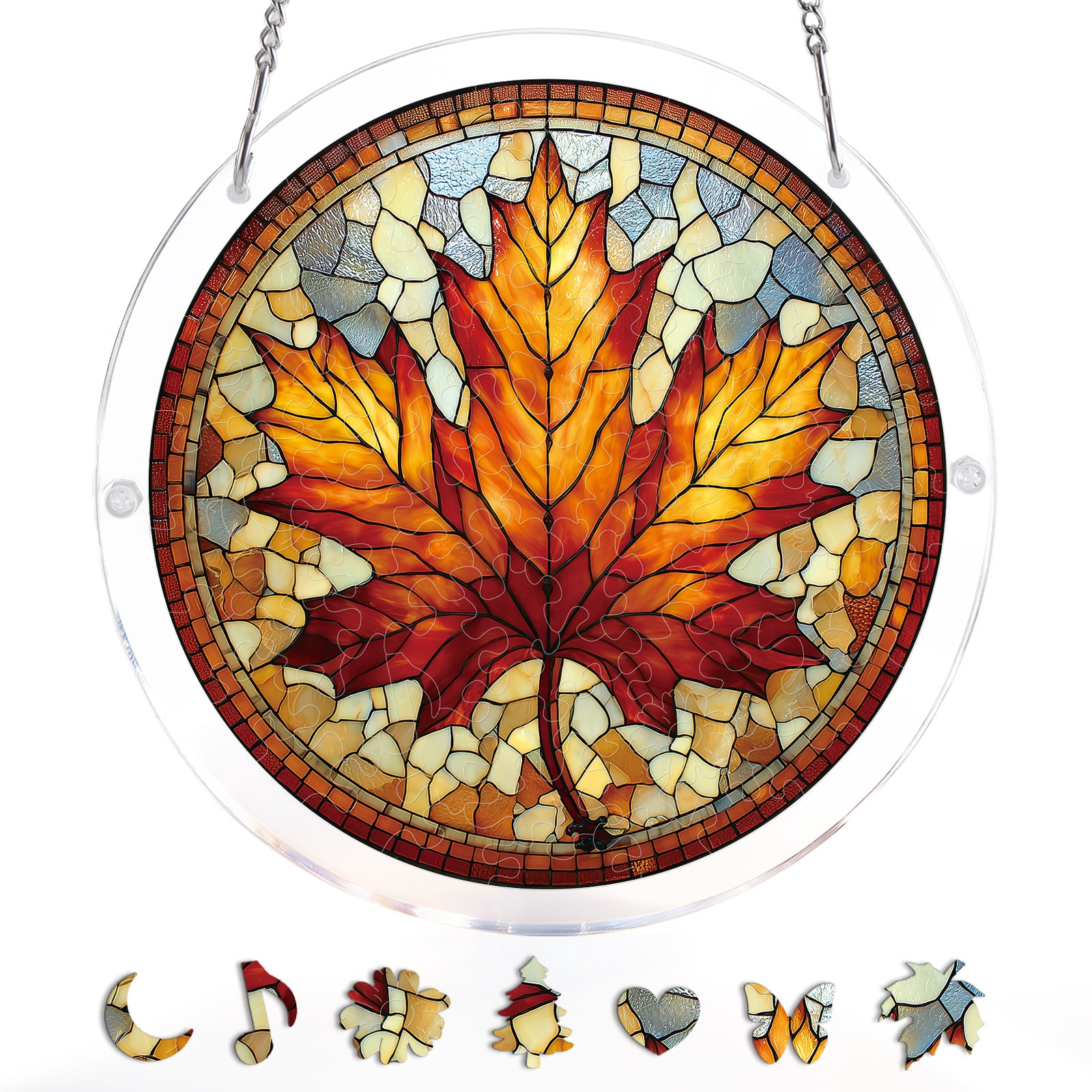 kaayee-suncatcher-puzzle-maple-light-fensterbild-medium image 3