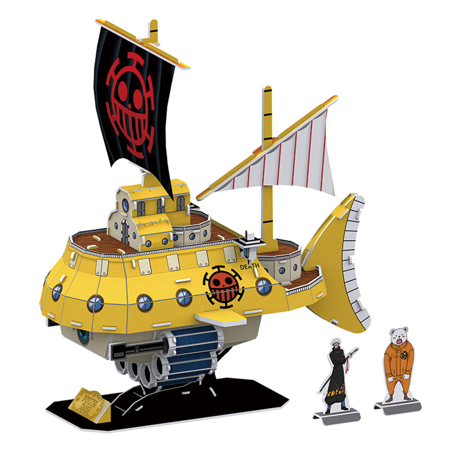 cubicfun-pirates-ds1028h-polar-tang-3d-puzzle-schiff-schwarz image 2
