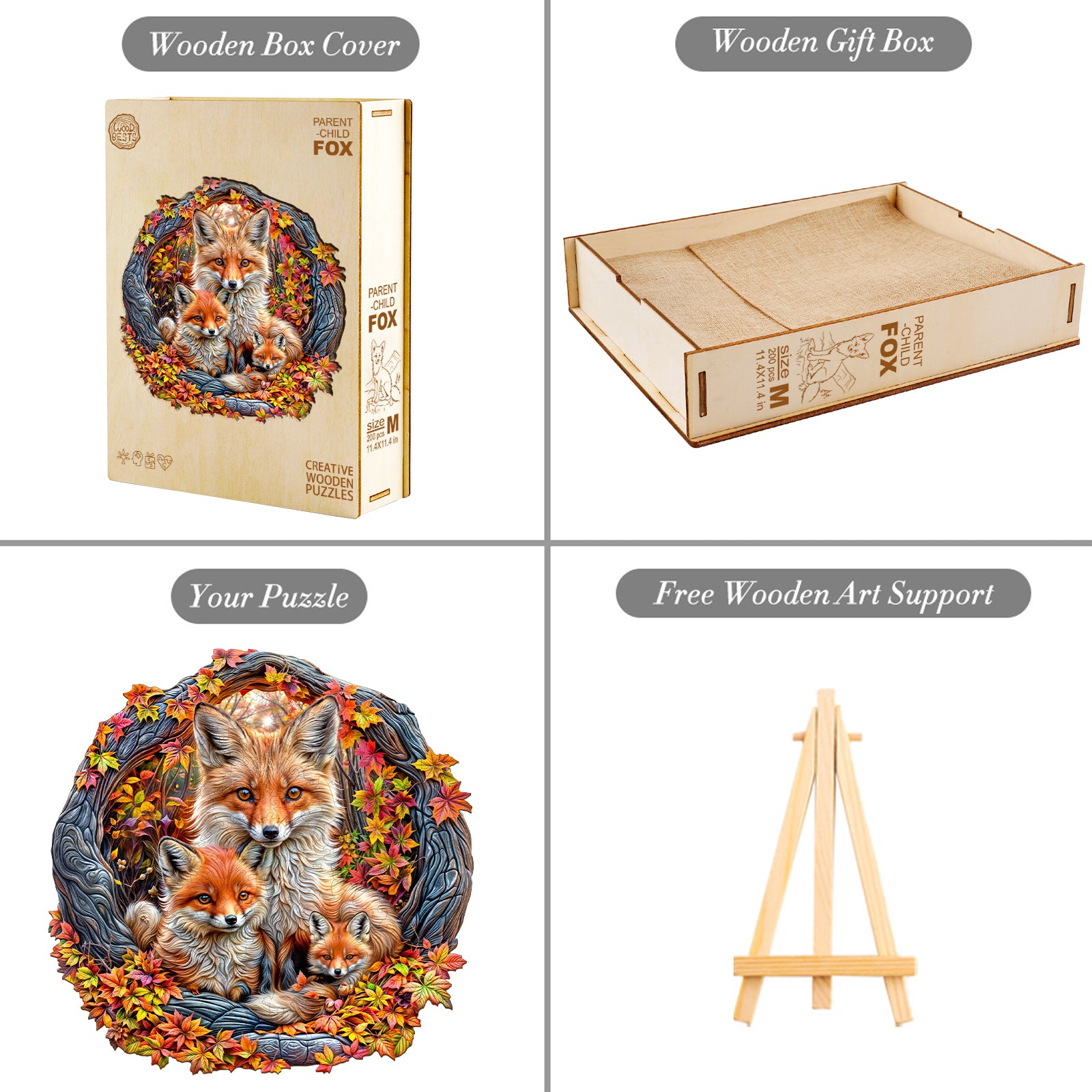 jigfoxy-wooden-foxes-holzpuzzle-m-200-teile-f-chse image 4