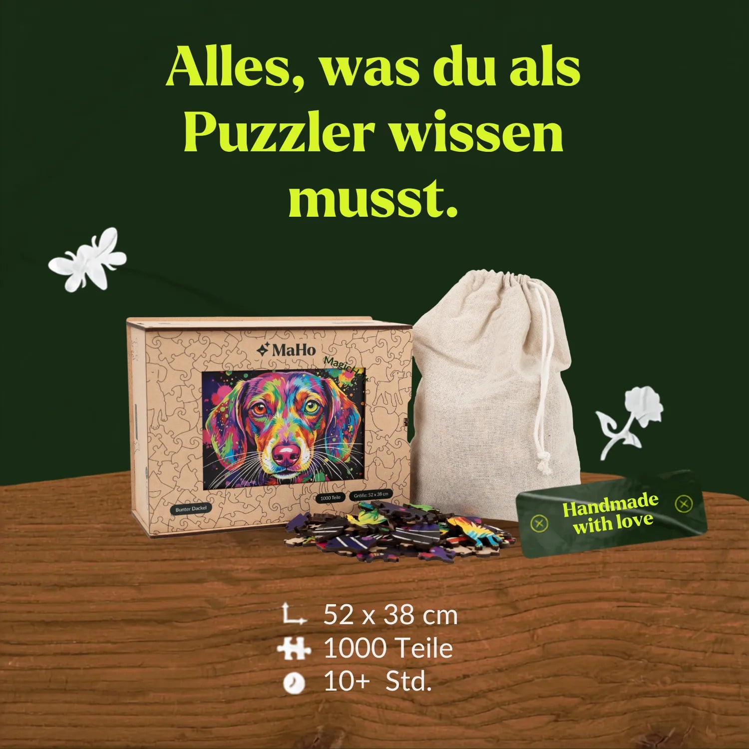 magicholz-holzpuzzle-bunter-dackel-1000-teile-mit-spezialteilen image 6