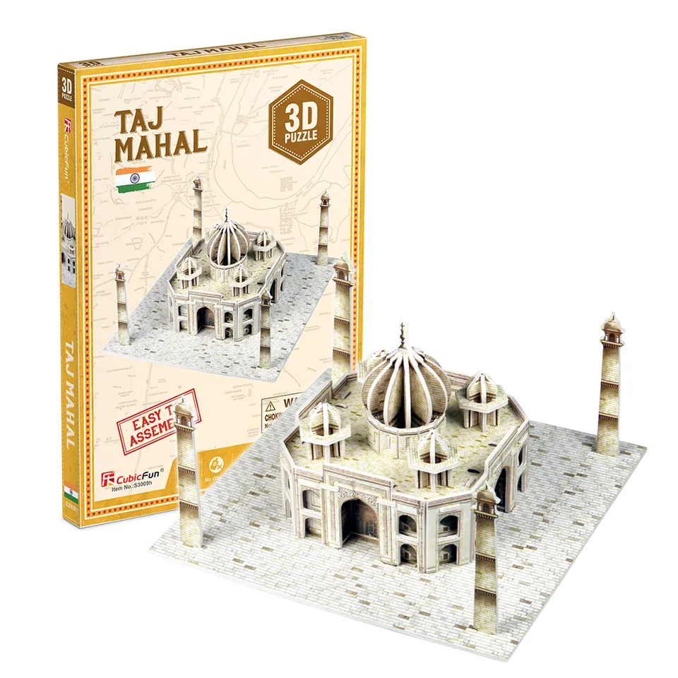 cubicfun-architecture-s3009h-taj-mahal-3d-puzzle-indien image 1