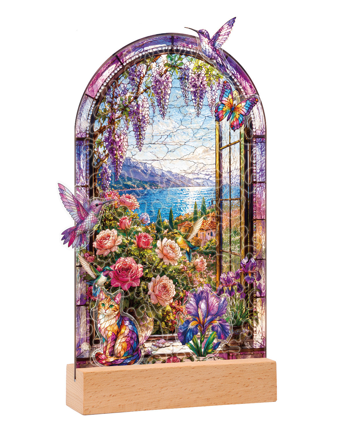 kaayee-night-light-arch-window-nachtlicht-violet-garden-retreat image 1