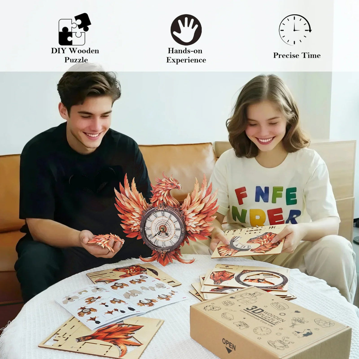 kaayee-clock-kit-flame-phoenix-holzuhr-bausatz-ph-nix image 5