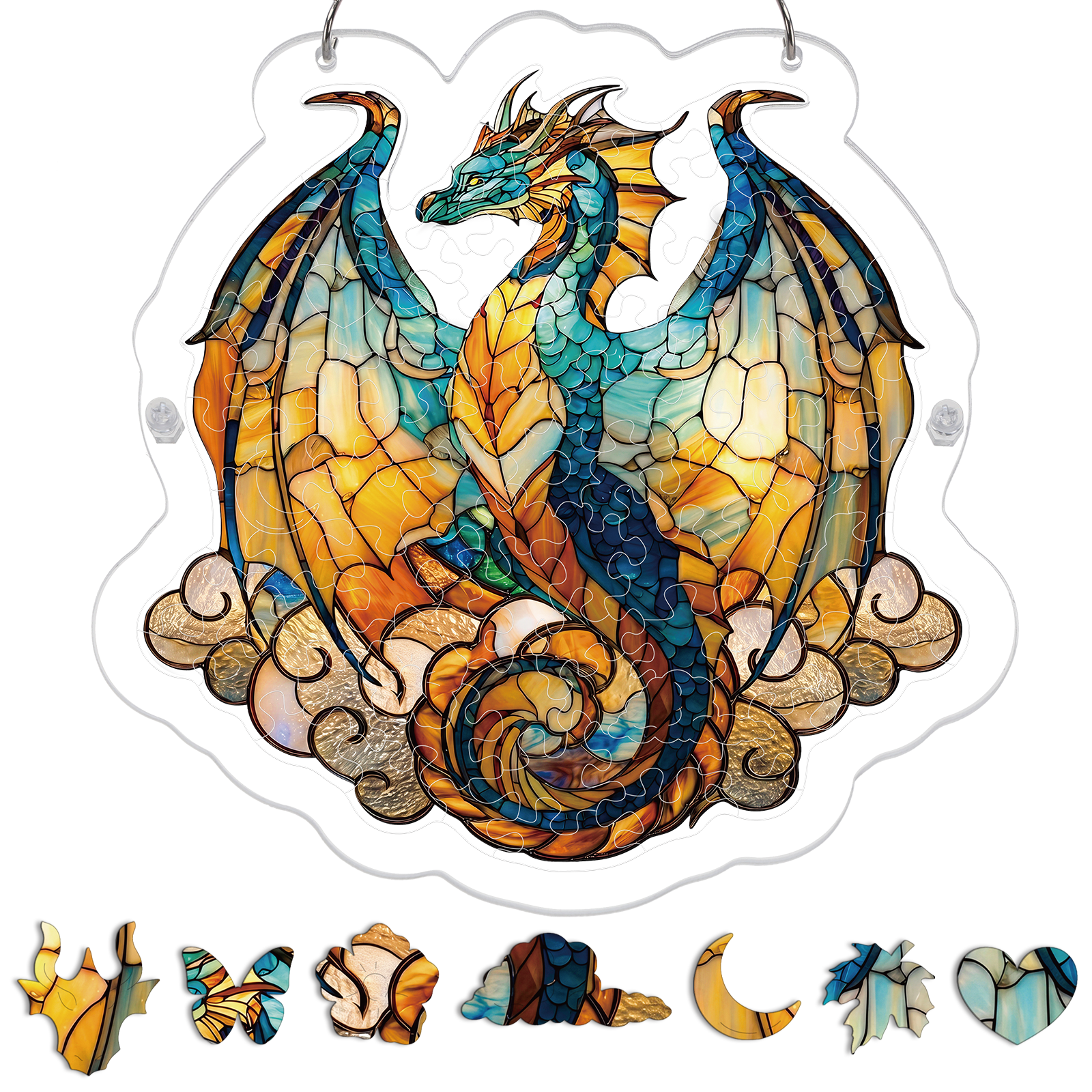 kaayee-suncatcher-oceanfire-dragon-fensterbild-medium-drache image 3