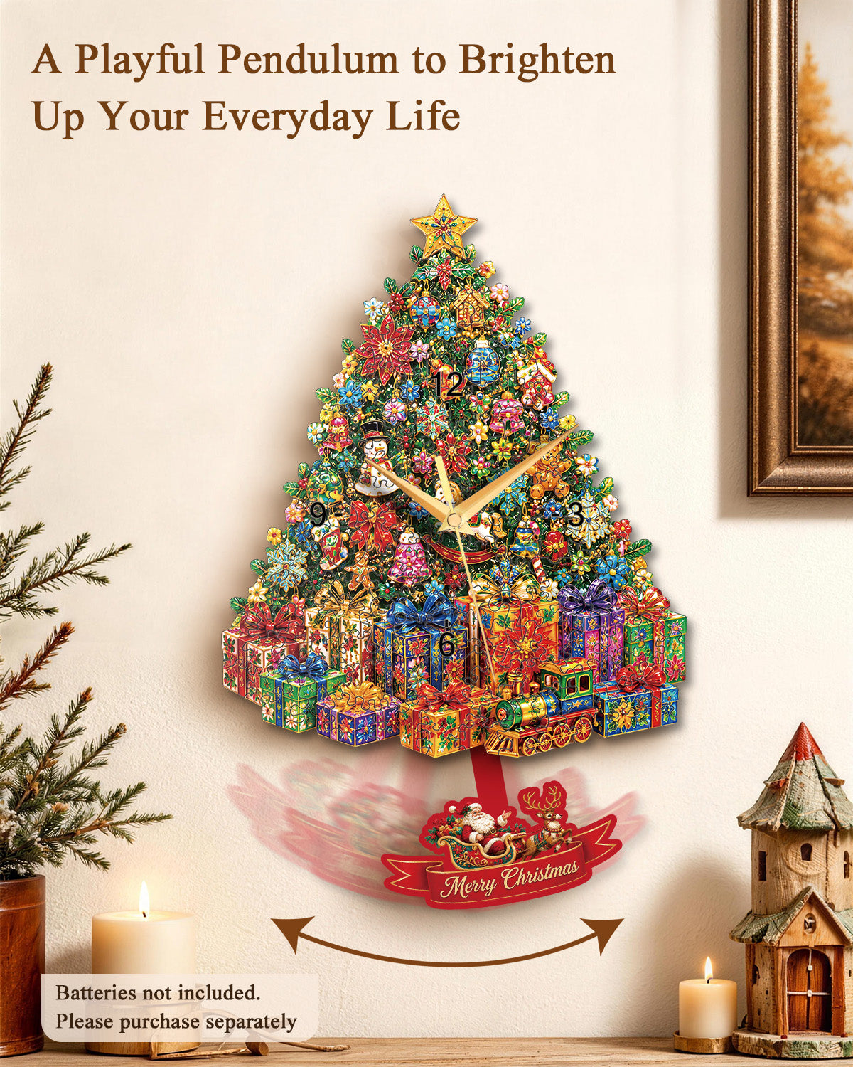 kaayee-christmas-pendeluhr-holzbausatz-uhr-mit-pendel image 6