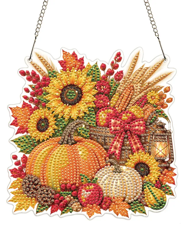 kaayee-suncatcher-puzzle-harvest-perlenbild-20-cm image 1