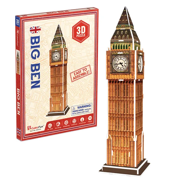 cubicfun-architecture-big-ben-s3015h-3d-puzzle-entry image 1